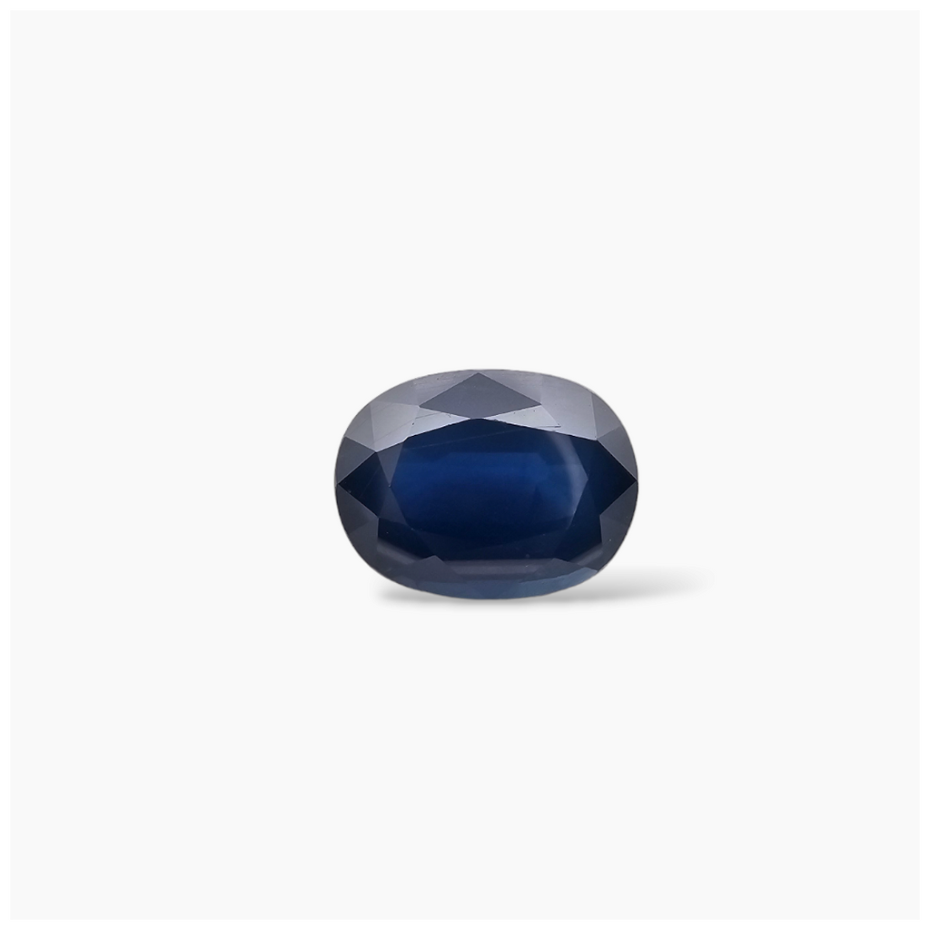 loose Natural Blue Sapphire Stone 4.64 Carats Oval Shape 9.3x11 mm 
