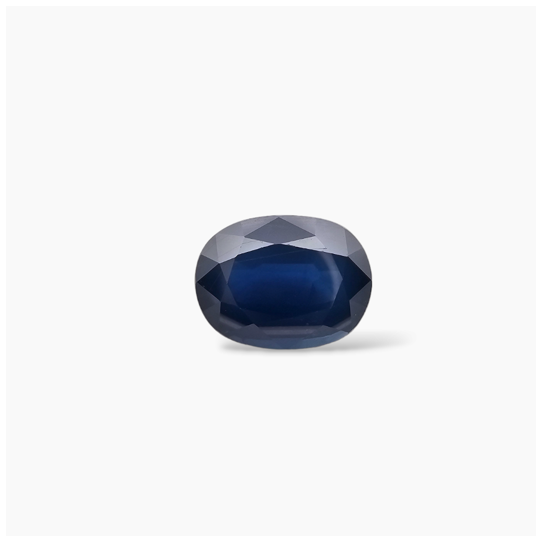loose Natural Blue Sapphire Stone 4.64 Carats Oval Shape 9.3x11 mm 