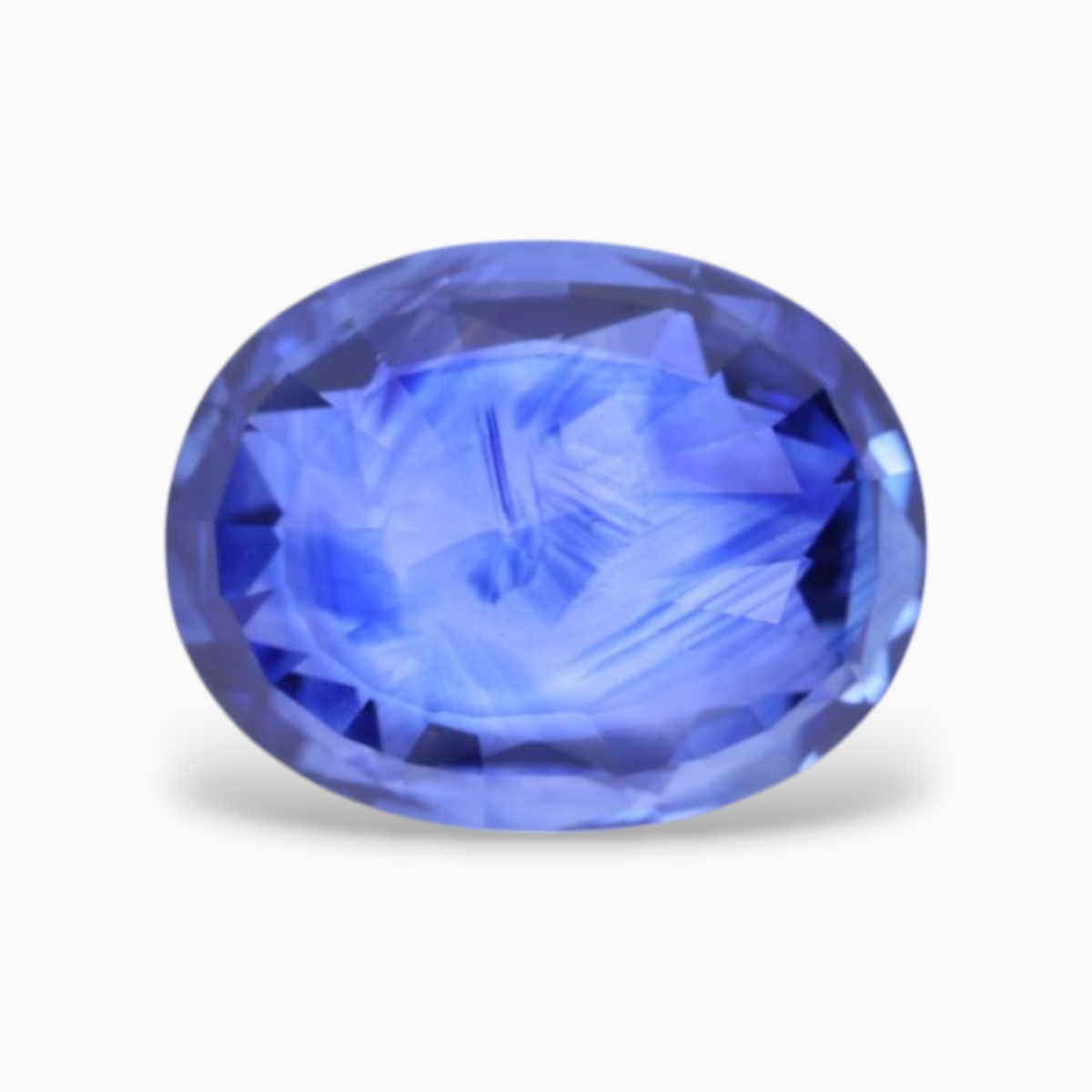 Natural Blue Sapphire Stone 4 Carats Oval Shape 10.99x8.52x4.87mm Size