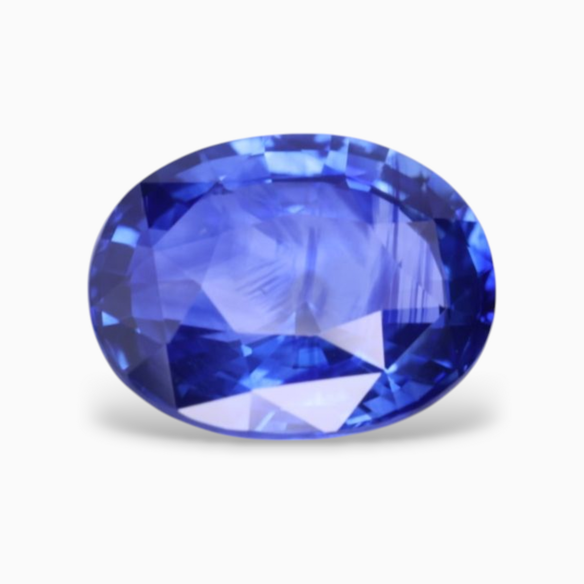 Natural Blue Sapphire Stone 4 Carats Oval Shape 10.99x8.52x4.87mm Size