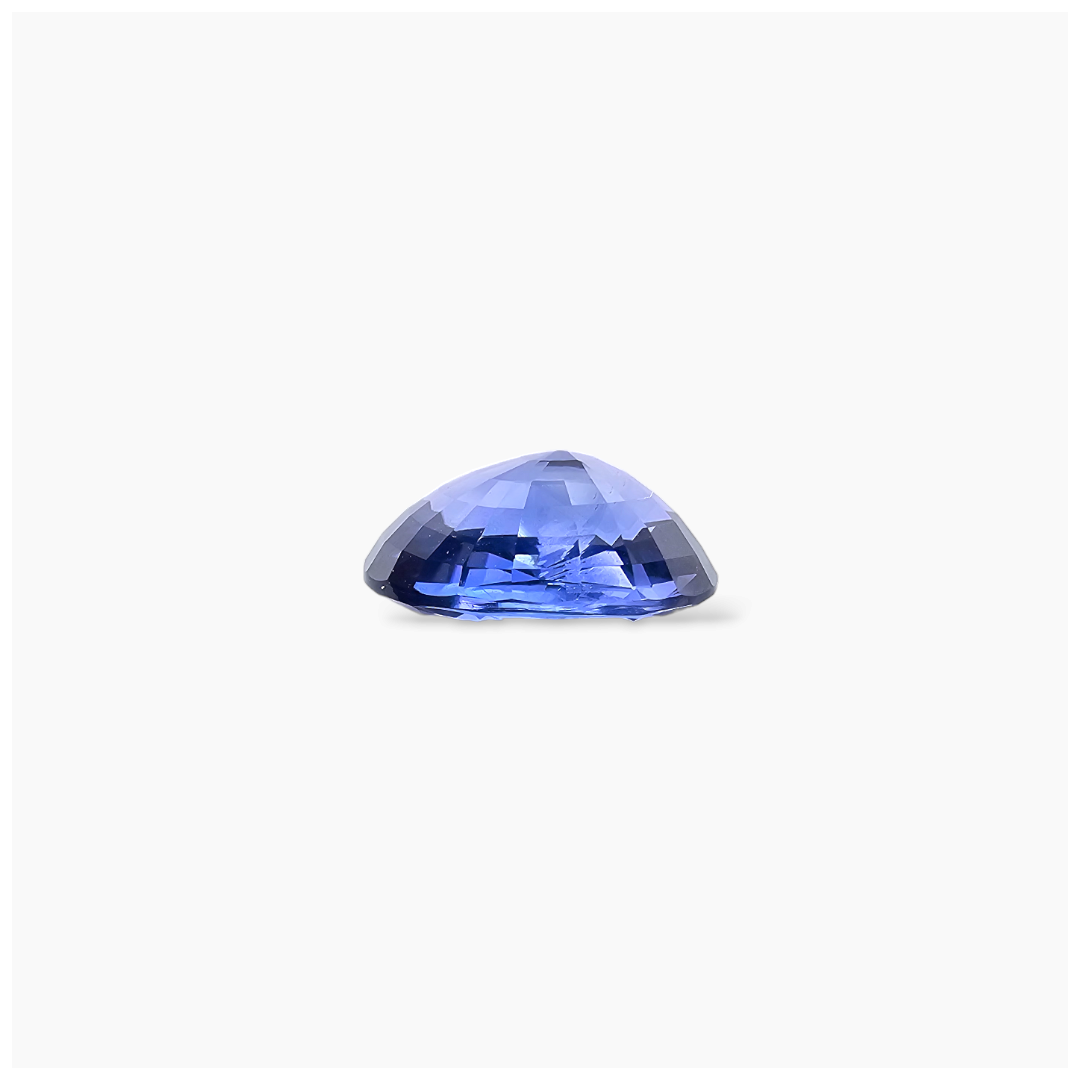 loose Natural Blue Sapphire Stone 5.05 Carats Oval Shape 11.7x8.4x5.5 mm