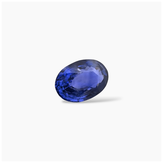 shop Natural Blue Sapphire Stone 5.05 Carats Oval Shape 11.7x8.4x5.5 mm