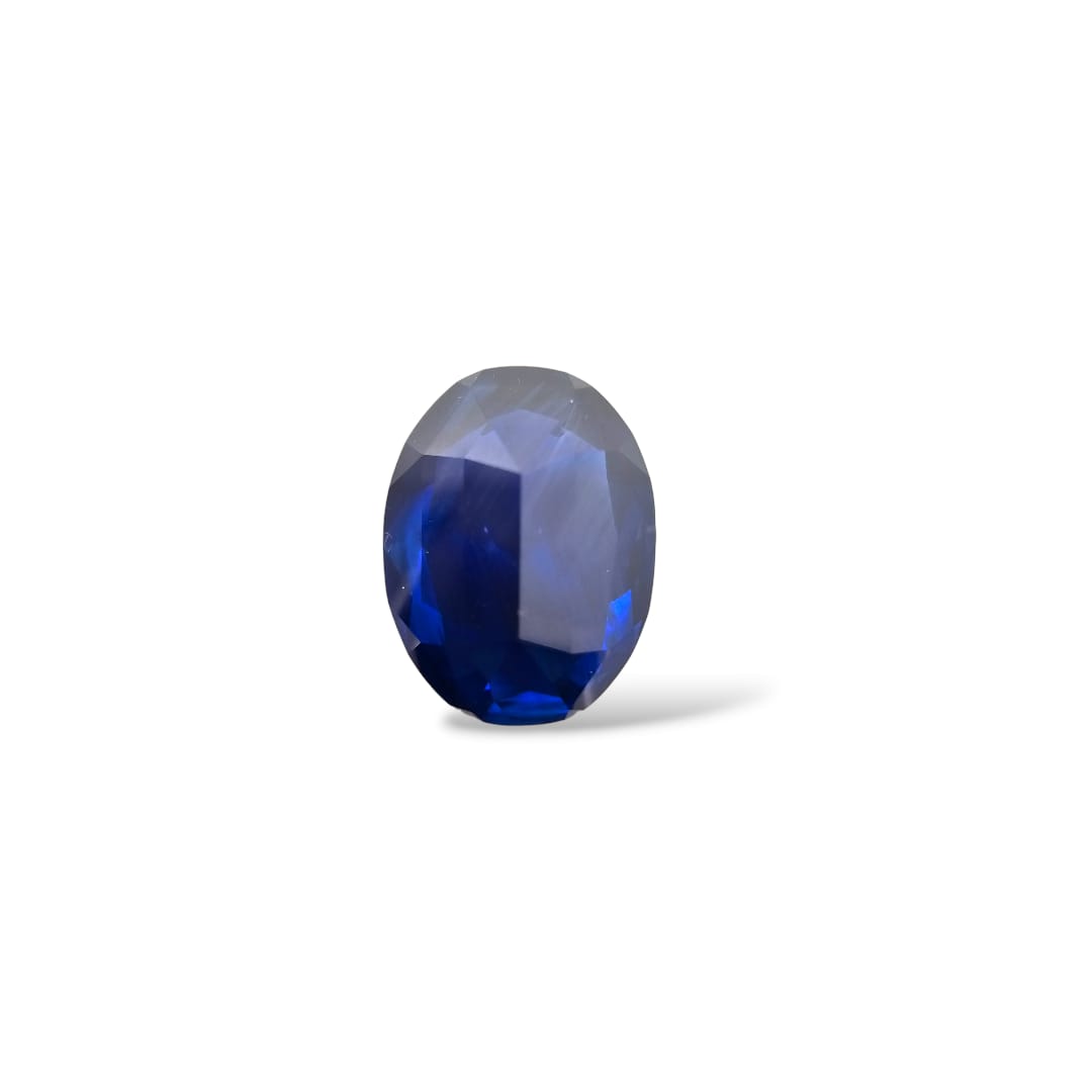 Natural Blue Sapphire Stone 6.18 Carats Oval Shape 12.36x9.67x6.01 mm 