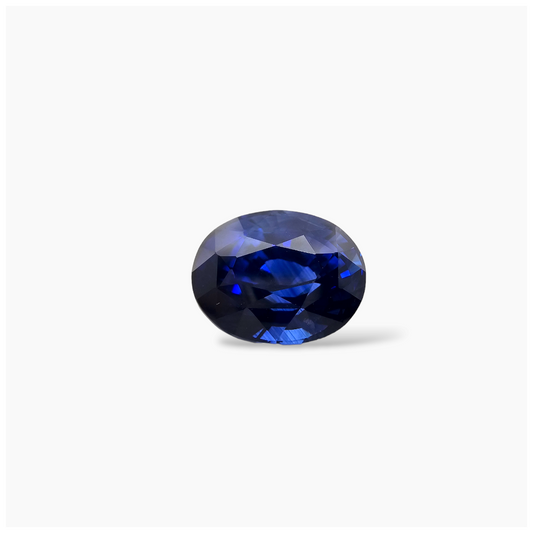 buiy Natural Blue Sapphire Stone 6.29 Carats Oval Shape 11.21x8.81x7.89mm