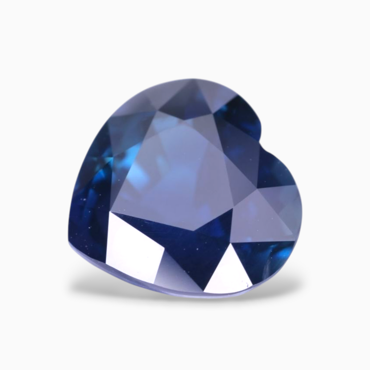 Natural Blue Sapphire Stone 7.14 Carats Heart Shape 11.69×10.95×7.33mm Size