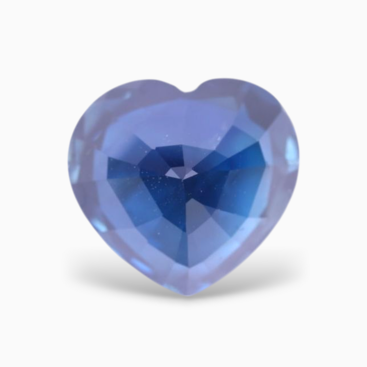 Natural Blue Sapphire Stone 7.14 Carats Heart Shape 11.69×10.95×7.33mm Size