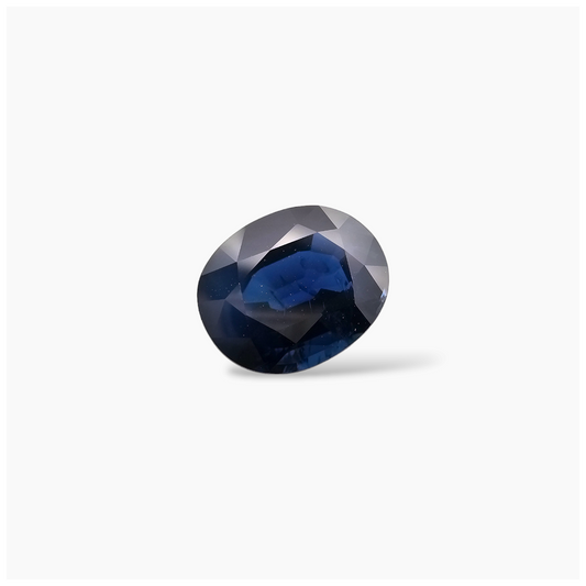 SHOP Natural Blue Sapphire Stone 7.43 Carats Oval Shape 12.5x10.5 m