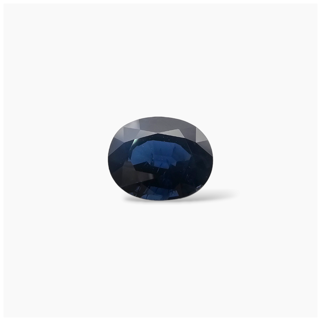BUY Natural Blue Sapphire Stone 7.43 Carats Oval Shape 12.5x10.5 mm