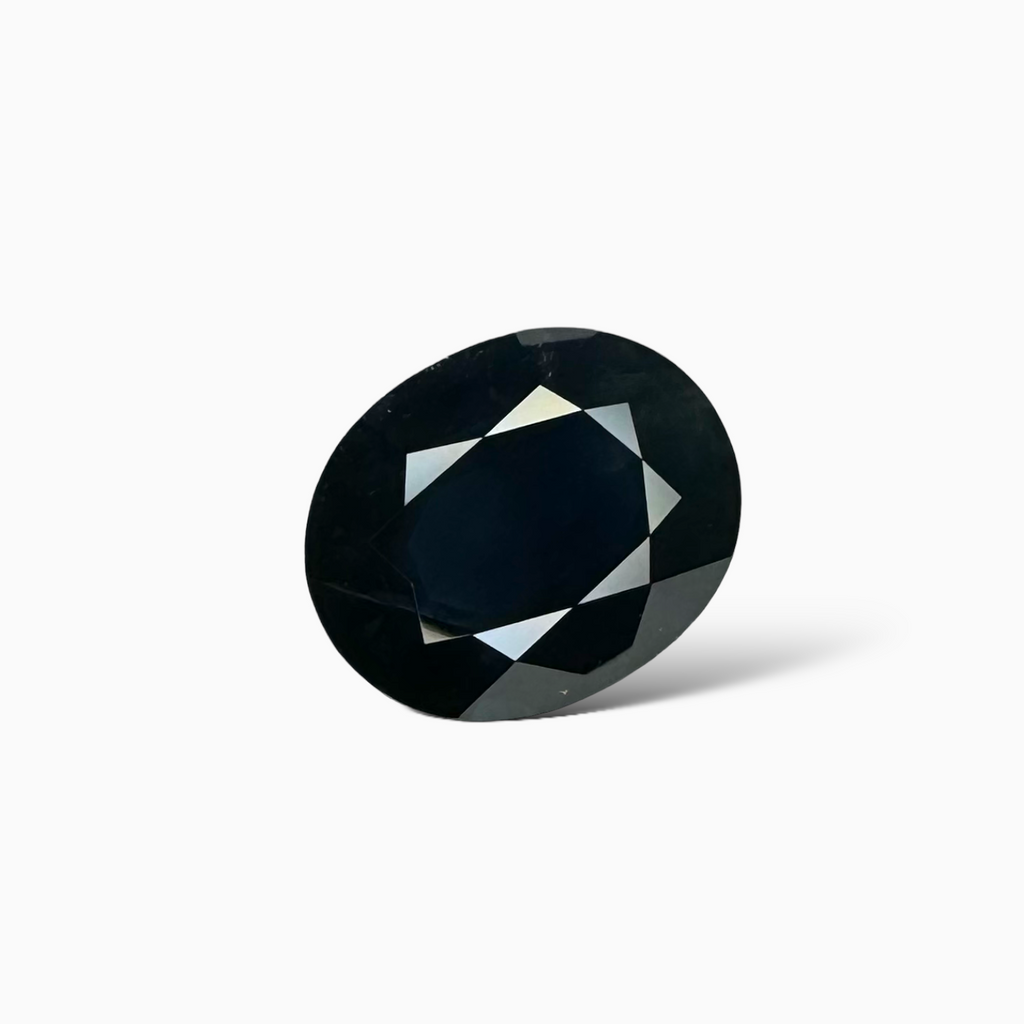 Natural Blue Sapphire Stone 9.05 Carats Oval Shape 14.17 x 11.66 x 6.16 mm