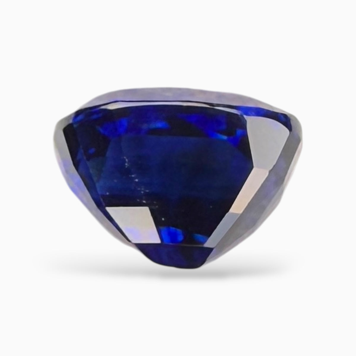 Natural Blue Sapphire Stone Cushion Cut 3.01 Carats Unheat From Madagascar