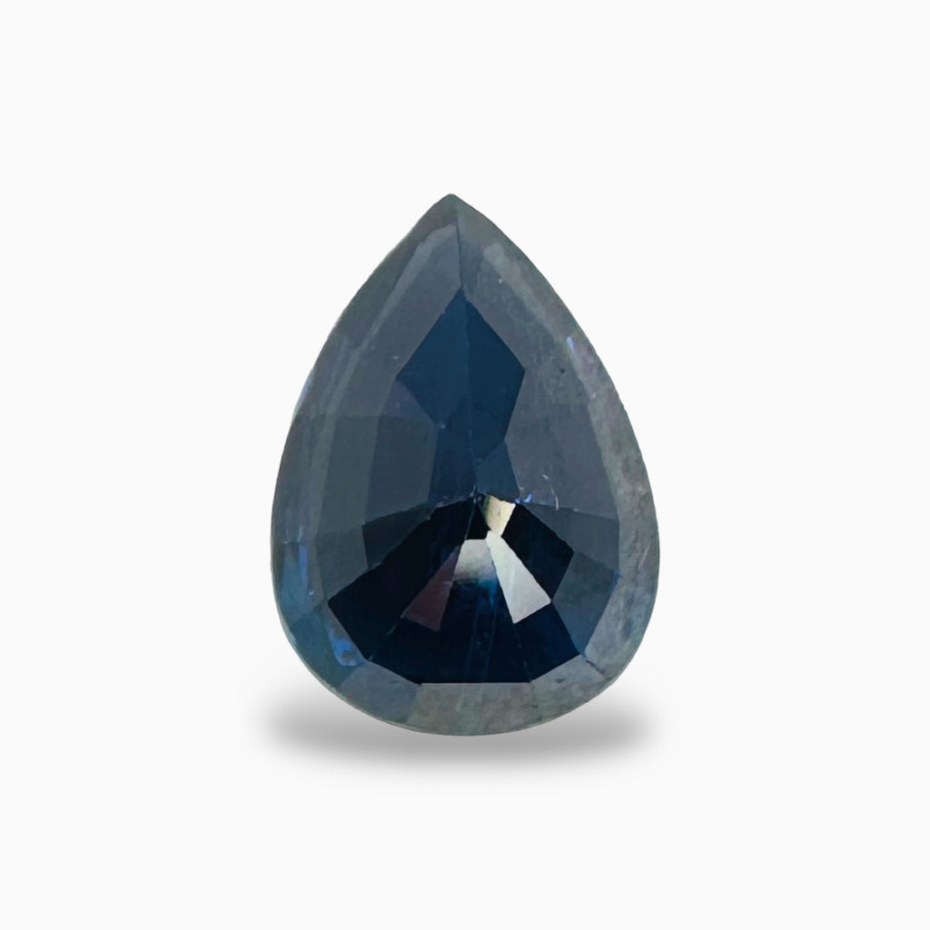 Natural Blue Sapphire Stone Pear Shape 2.42 Carats