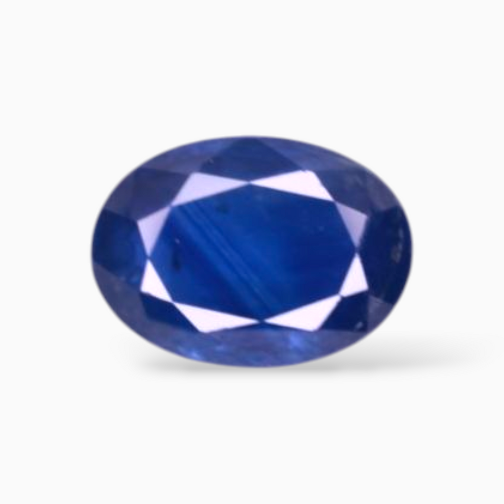 Natural Blue Sapphire in Oval Shape 0.78 Carats 7x5mm Size