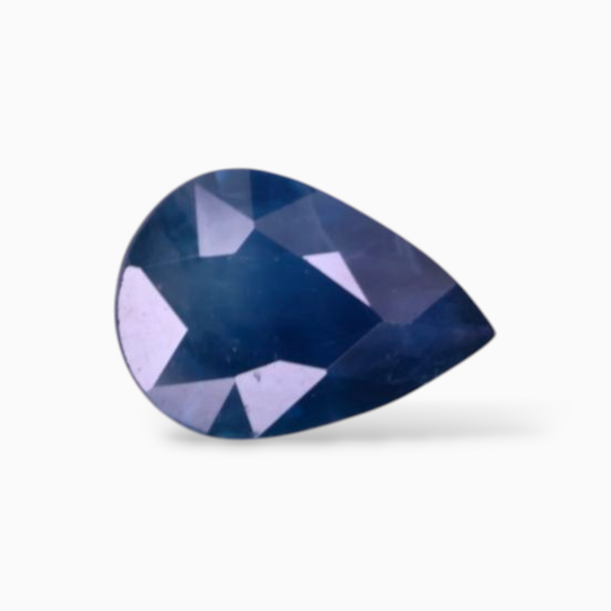 Natural Blue Sapphire in Pear Shape 0.62 Carats 6.8x4.8mm Size
