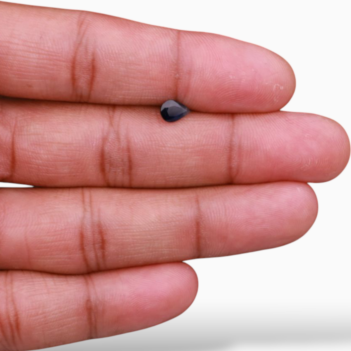 Natural Blue Sapphire in Pear Shape 0.84 Carats 6.9x4.9mm Size
