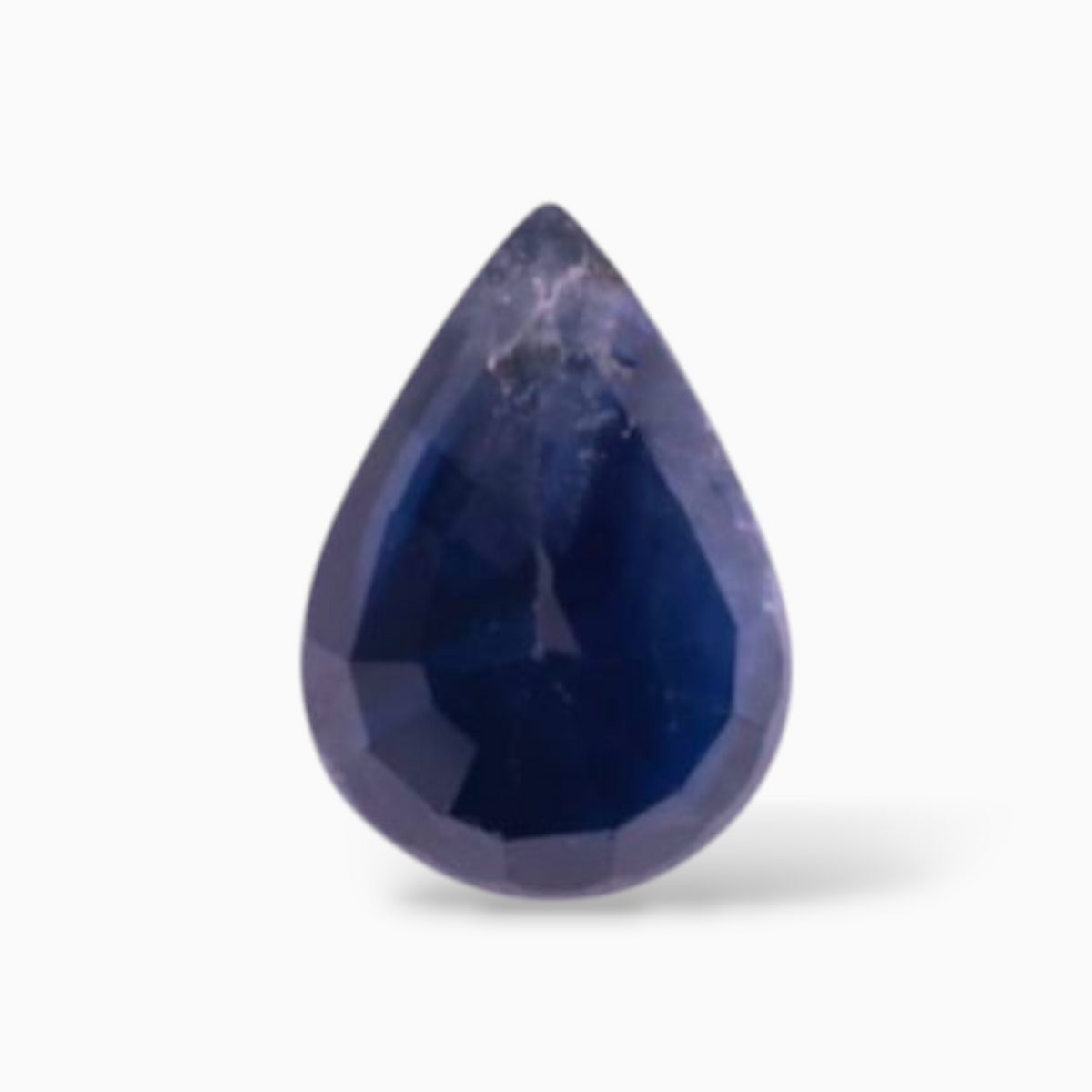 Natural Blue Sapphire in Pear Shape 0.84 Carats 6.9x4.9mm Size