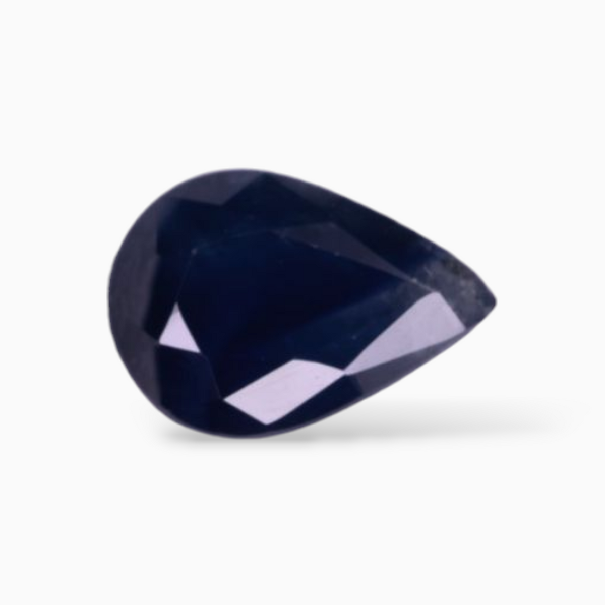 Natural Blue Sapphire in Pear Shape 0.84 Carats 6.9x4.9mm Size