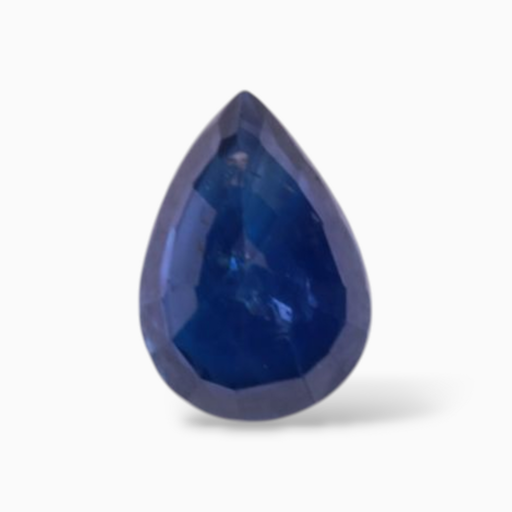 Natural Blue Sapphire in Pear Shape 0.93 Carats 7x5mm Size