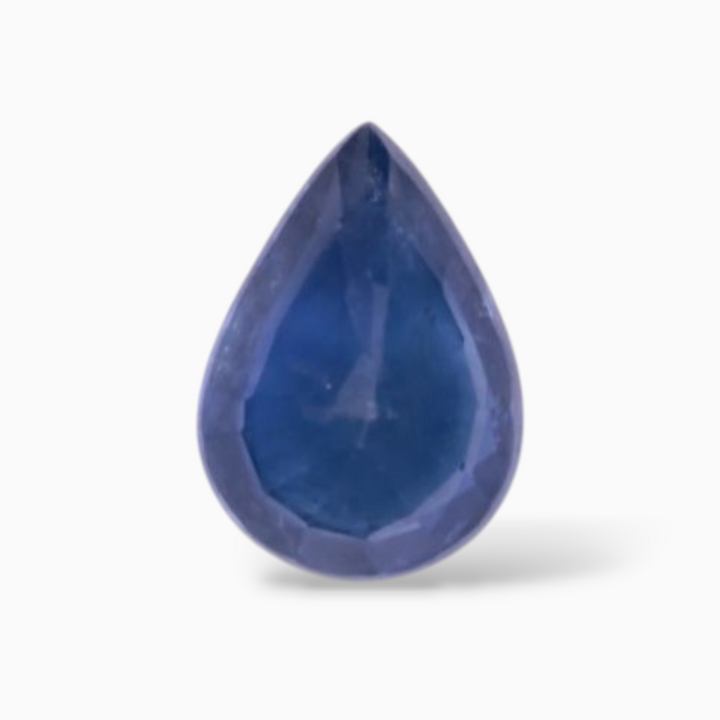 Natural Blue Sapphire in Pear Shape 0.94 Carats 7x5mm Size