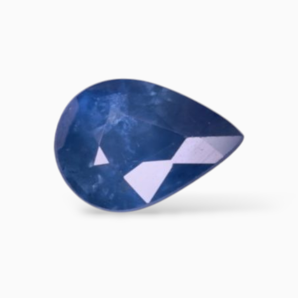 Natural Blue Sapphire in Pear Shape 0.94 Carats 7x5mm Size
