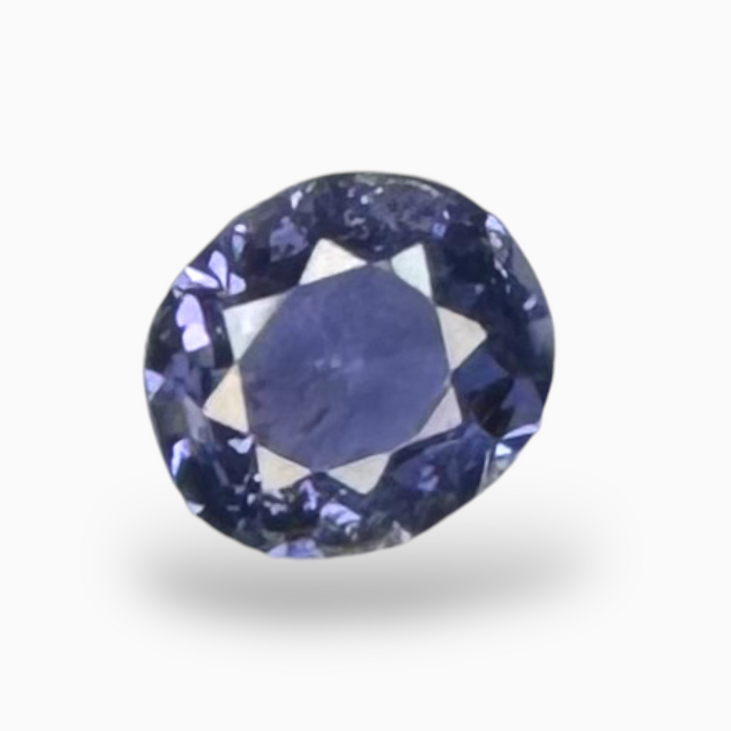 Natural Blue Spinel Stone 0.58 Carats Oval Cut (6x5mm )