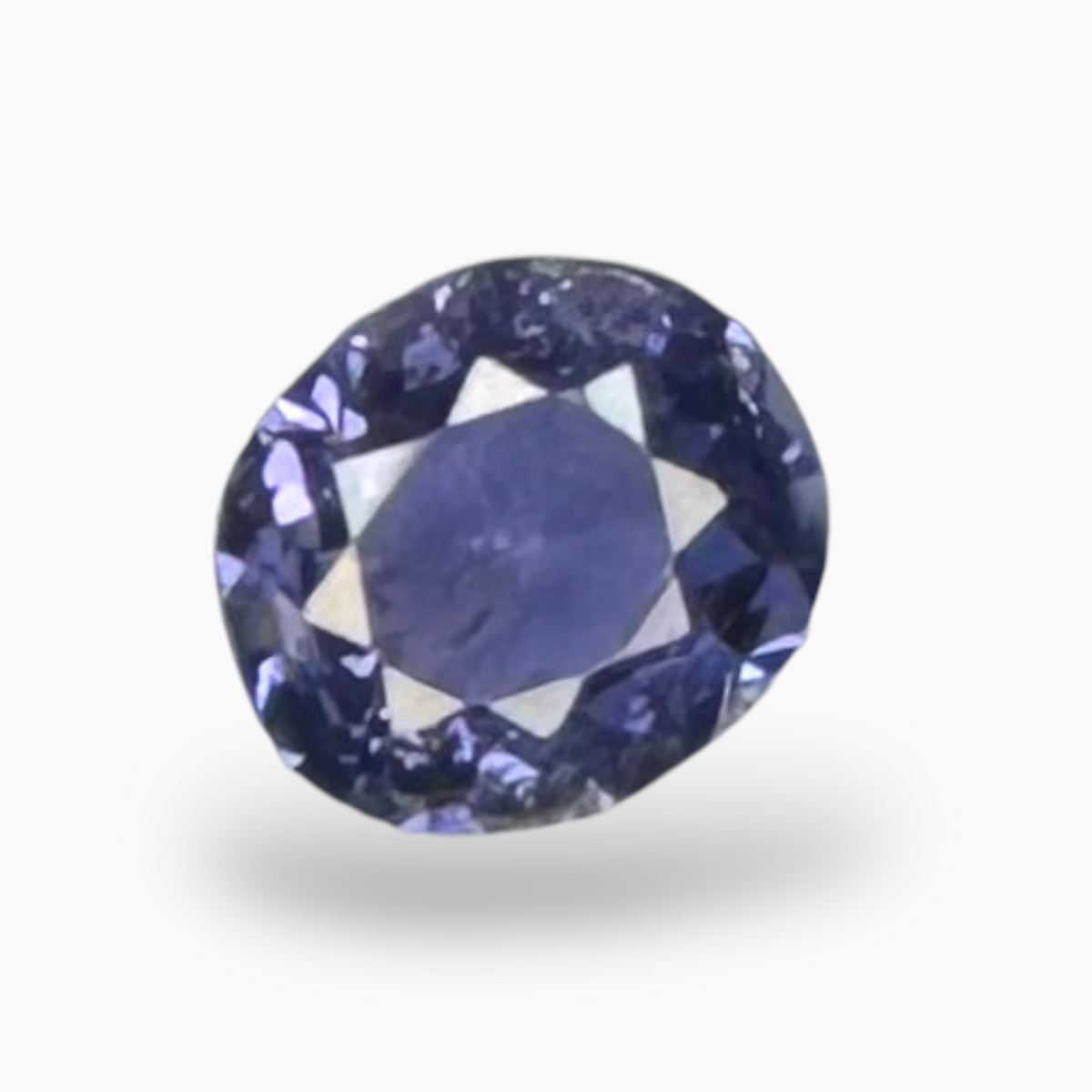 Natural Blue Spinel Stone 0.58 Carats Oval Cut (6x5mm )