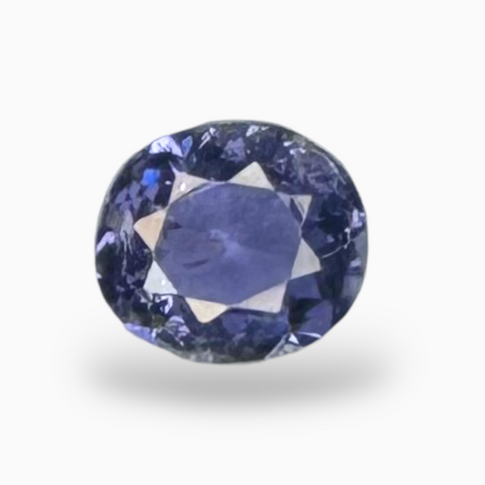 Natural Blue Spinel Stone 0.58 Carats Oval Cut (6x5mm )