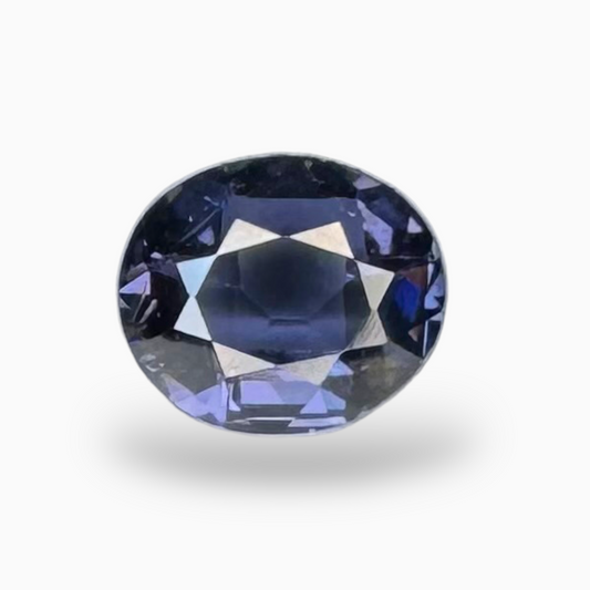 Natural Blue Spinel Stone 0.63 Carats Oval Cut (6x5mm )