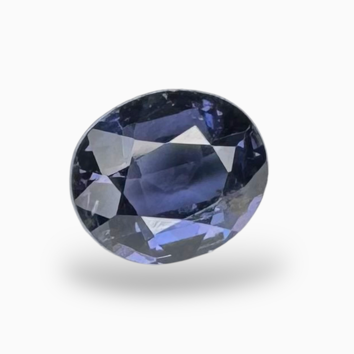 Natural Blue Spinel Stone 0.63 Carats Oval Cut (6x5mm )