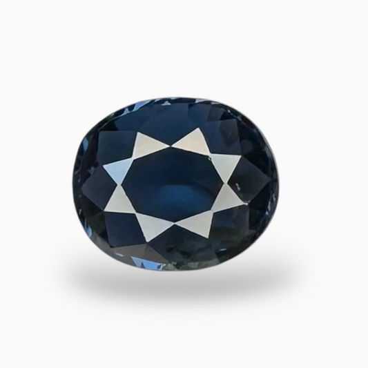 Natural Blue Spinel Stone 0.73 Carats Oval Cut (6x5mm)