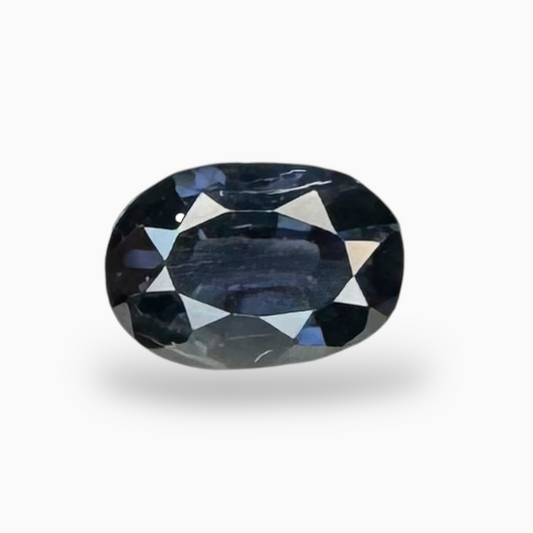 Natural Blue Spinel Stone 0.7 Carats Oval Cut (6.7x4.7mm)