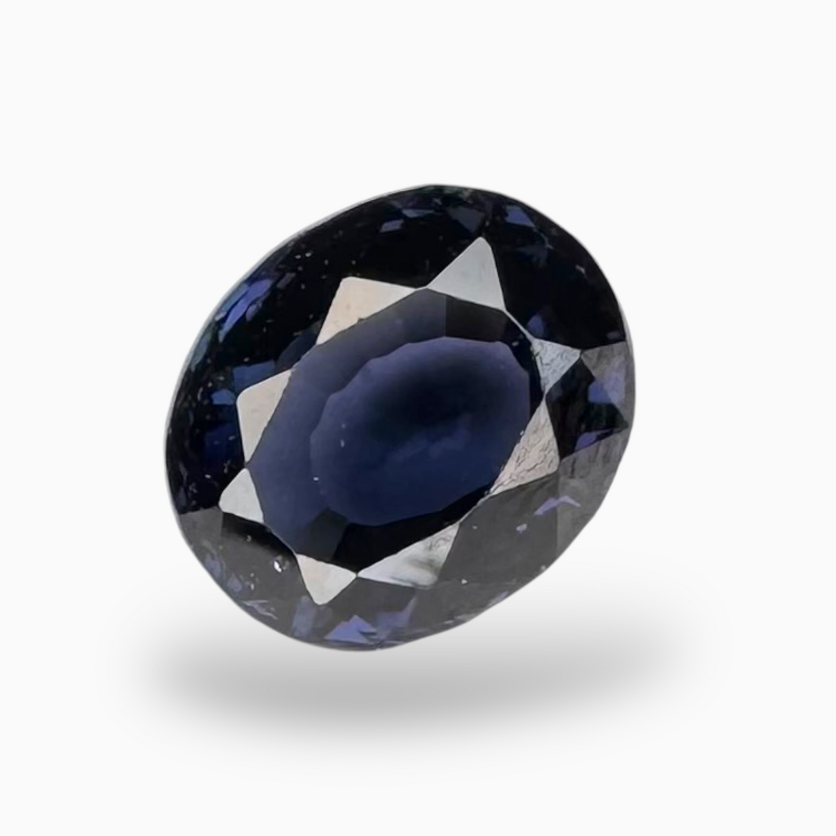 Natural Blue Spinel Stone 0.83 Carats Oval Cut (6x5.5mm)