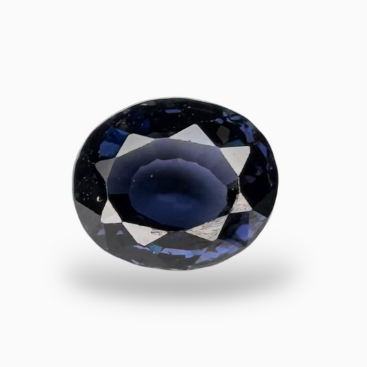 Natural Blue Spinel Stone 0.83 Carats Oval Cut (6x5.5mm)