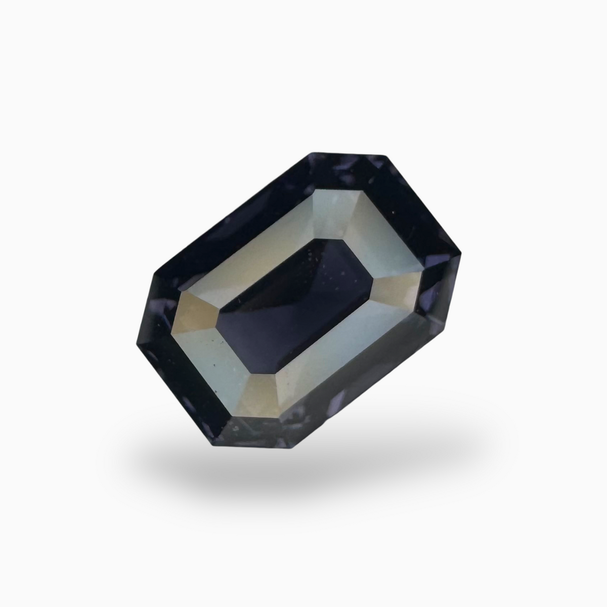 Natural Blue Spinel Stone 6.10 Carats Emerald Cut (11.7 x 8.4 mm)