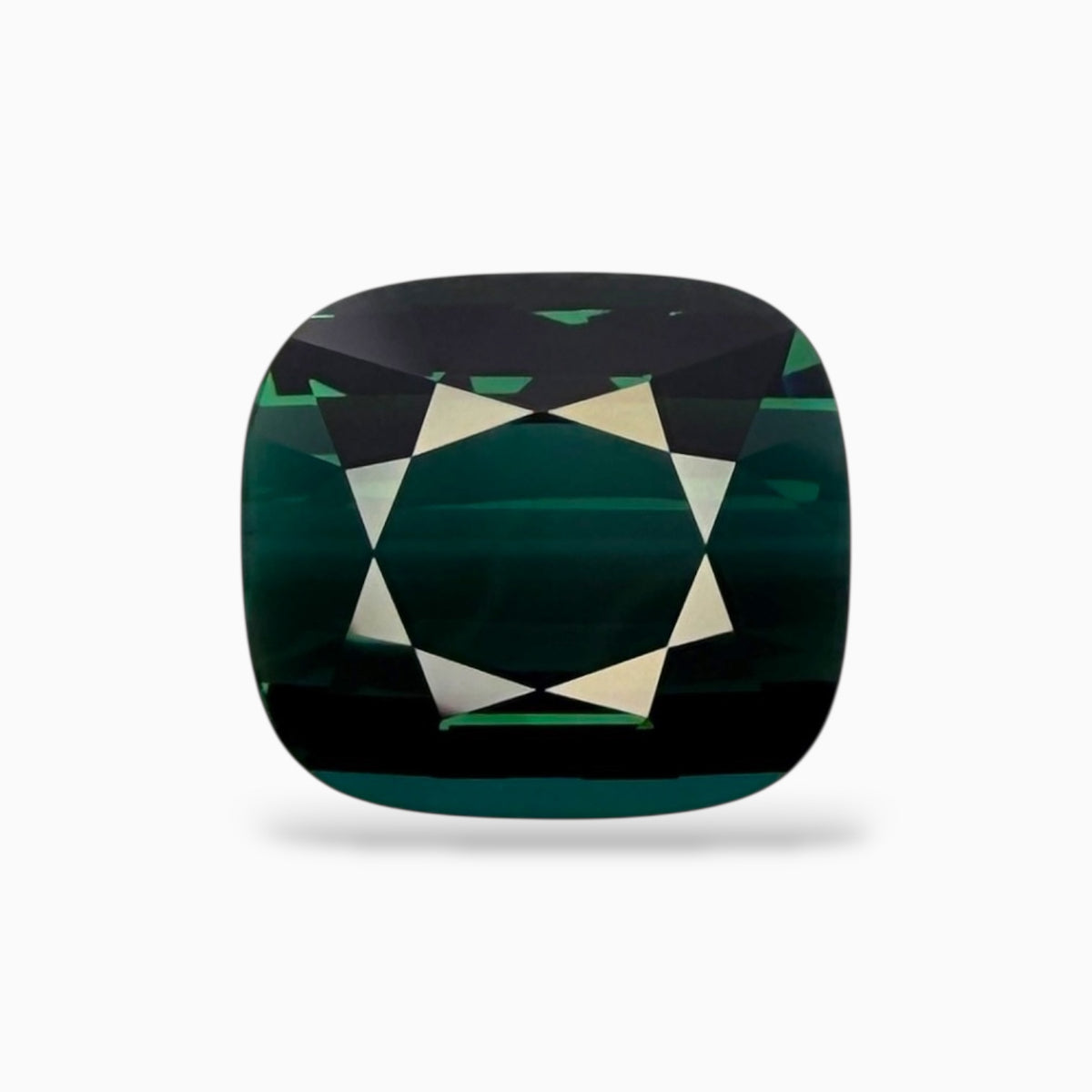 Natural Blue Tourmaline Cushion 15.10 Carats 15.30 x 13.70 x 8 mm