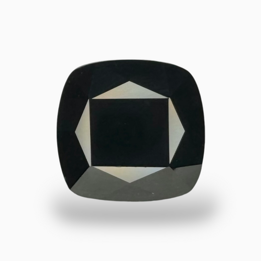 Natural Bluish Black Sapphire Cushion Cut 11.76 Carats -UnHeat