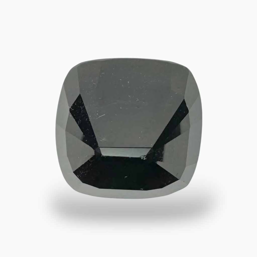 Natural Bluish Black Sapphire Cushion Cut 11.76 Carats -UnHeat