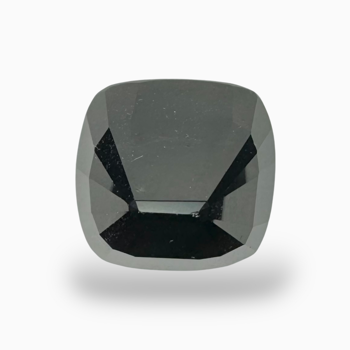 Natural Bluish Black Sapphire Cushion Cut 11.76 Carats -UnHeat