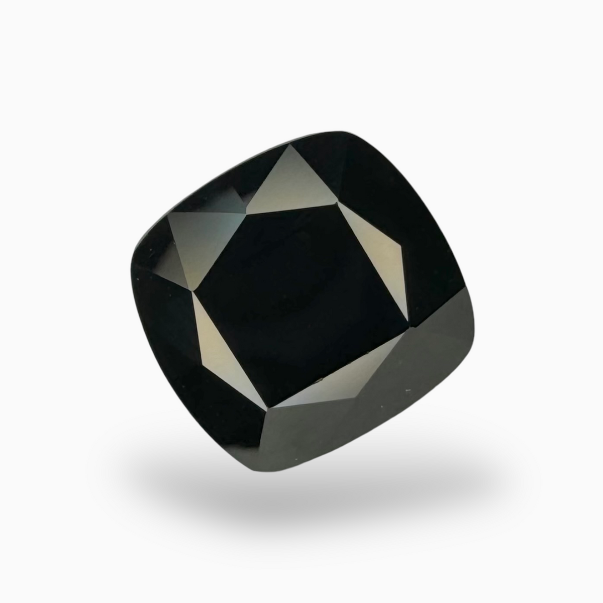 Natural Bluish Black Sapphire Cushion Cut 11.76 Carats -UnHeat