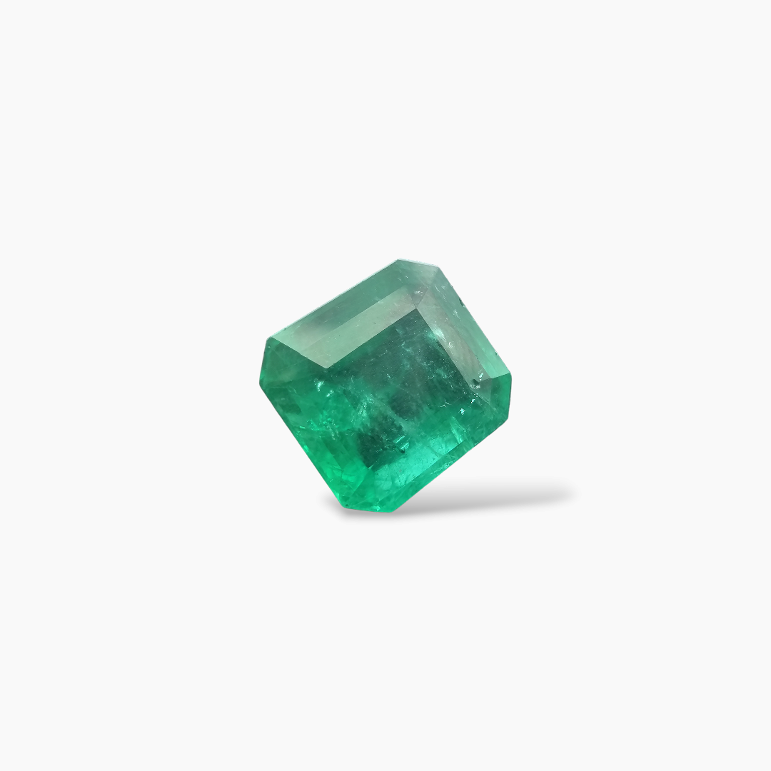 shop Natural Brazilian Emerald Stone 6.60 Carats Emerald Cut ( 11.3x10.46x7.68 mm )