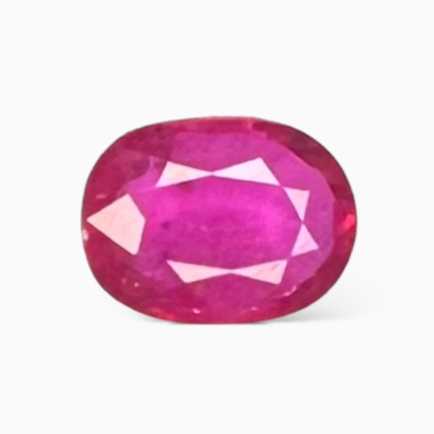 Natural Burmese Ruby 1.47 Carats From Burma 8.2x6.1mm