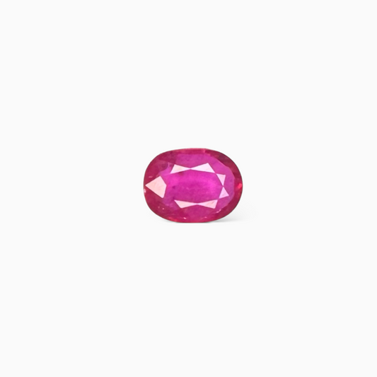 Natural Burmese Ruby 1.47 Carats From Burma 8.2x6.1mm