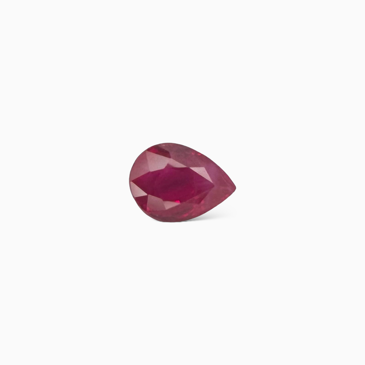 Natural Burmese Ruby in Pink | Buy Gemstone 1.93 Carats in Pear Cut