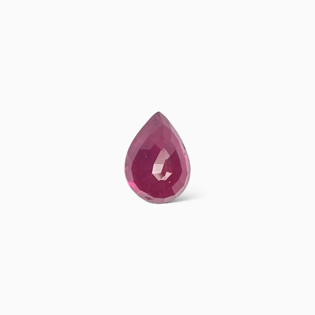 Natural Burmese Ruby in Pink | Buy Gemstone 1.93 Carats in Pear Cut