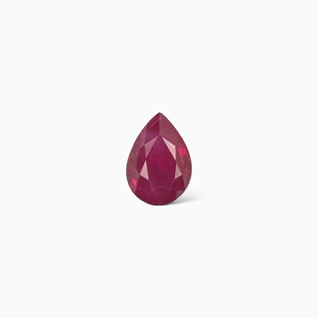 Natural Burmese Ruby in Pink | Buy Gemstone 1.93 Carats in Pear Cut
