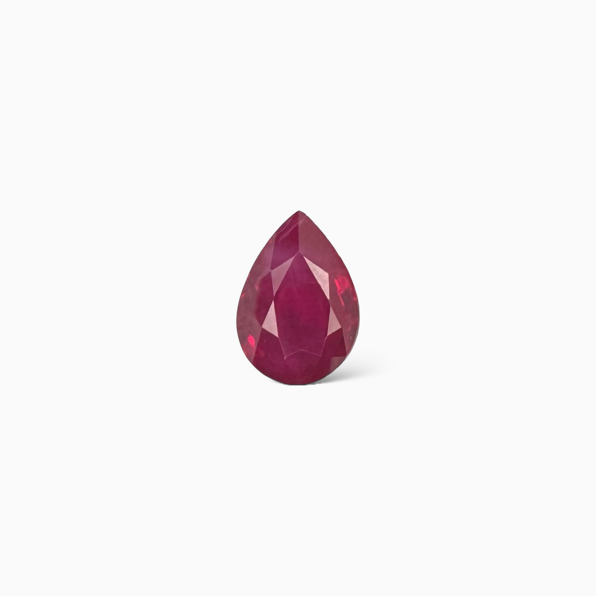 Natural Burmese Ruby in Pink | Buy Gemstone 1.93 Carats in Pear Cut