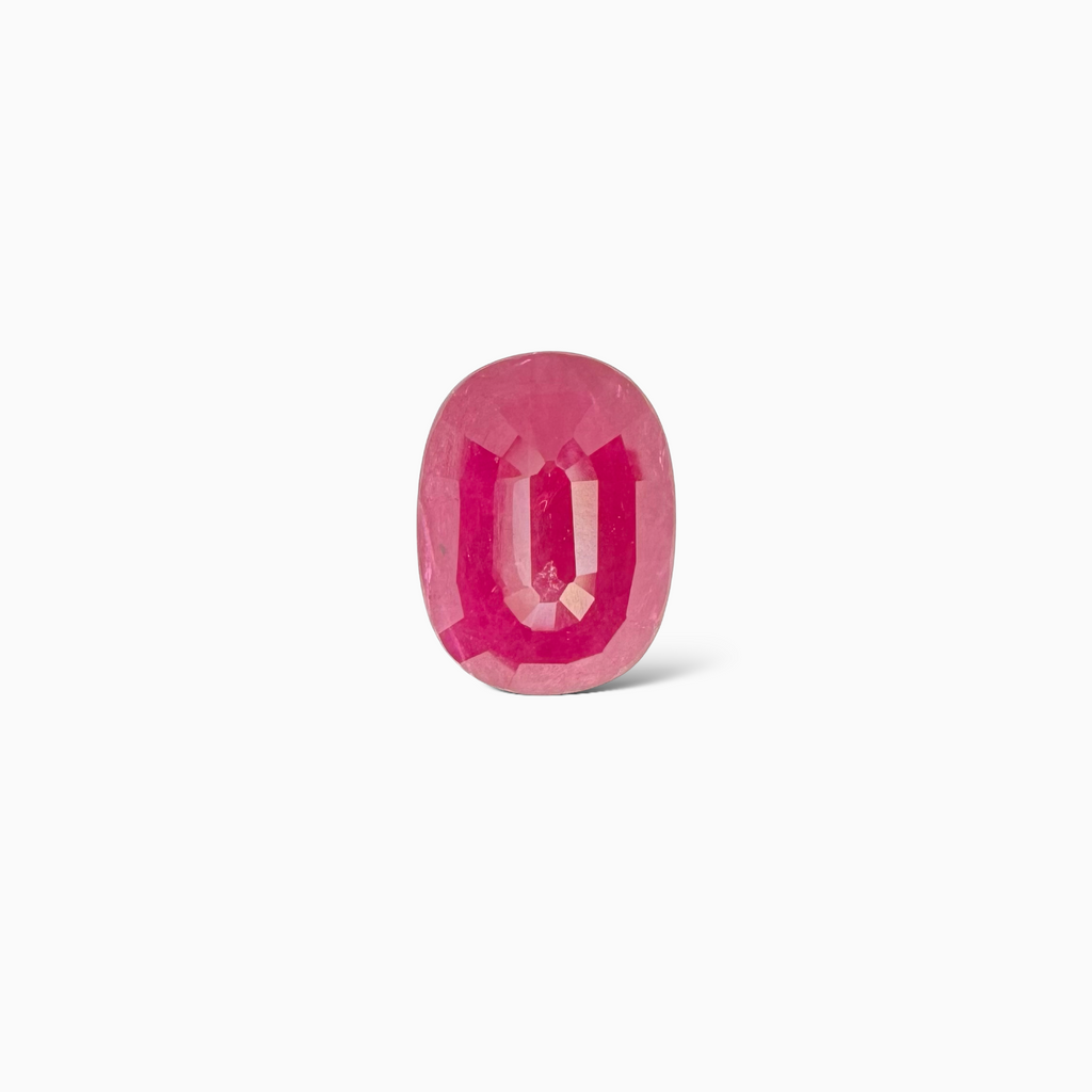 Natural Burmese Ruby Manik Stone 6.51 Carats Oval Cut 12.61x 9.59x 5.60 mm