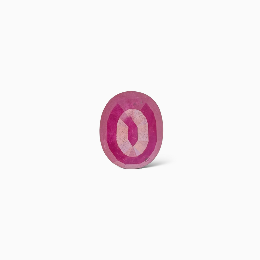 Natural Burmese Ruby Manik Stone 7.54 Carats Oval Cut 13x10.72x 5.50 mm