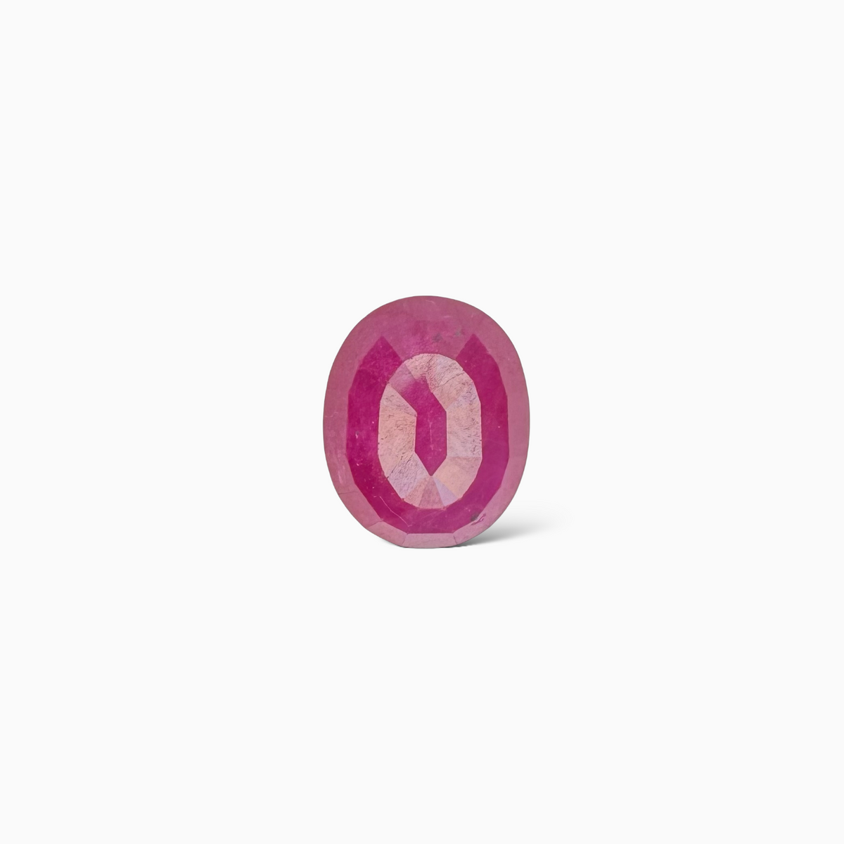 Natural Burmese Ruby Manik Stone 7.54 Carats Oval Cut 13x10.72x 5.50 mm