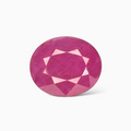 Natural Burmese Ruby Manik Stone 9.54 Carats Oval Cut 12.43x10.42x7.63mm