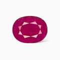 Natural Burmese Ruby Manik Stone 9.87 Carats Oval Cut 14.83x14.49x 5.85 mm